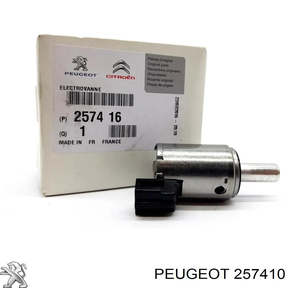 Купить 257410 Peugeot/Citroen Соленоид автоматической коробки передач
