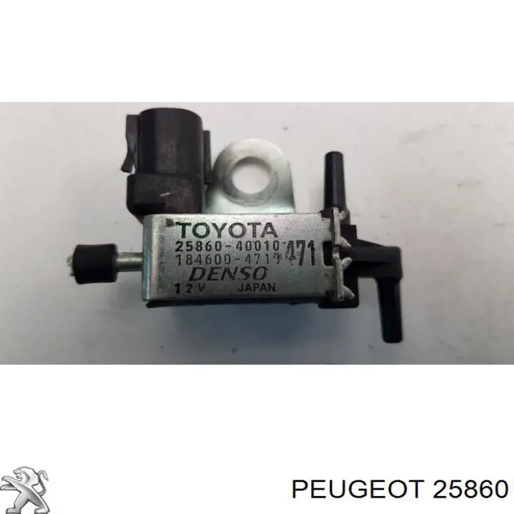 Tapa de tubo de llenado de aceite 25860 Peugeot/Citroen