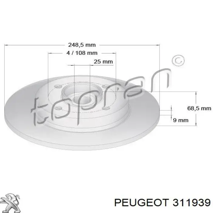  311939 Peugeot/Citroen