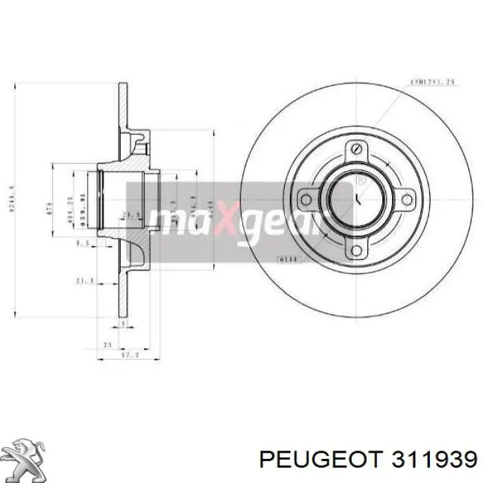 Купить 311939 Peugeot/Citroen 