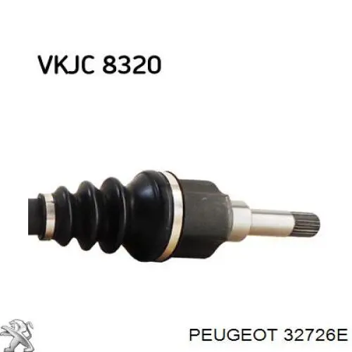 Купить 32726E Peugeot/Citroen Привод в сборе левый