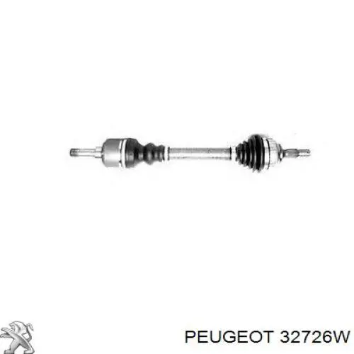 32726W Peugeot/Citroen Полуось передняя левая
