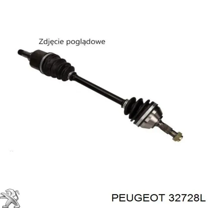 Левая полуось 32728L Peugeot/Citroen