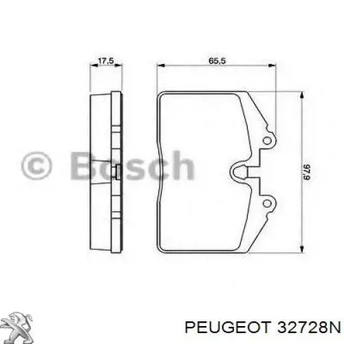 Привод передний левый Peugeot/Citroen 32728N цена, от 117.95 USD