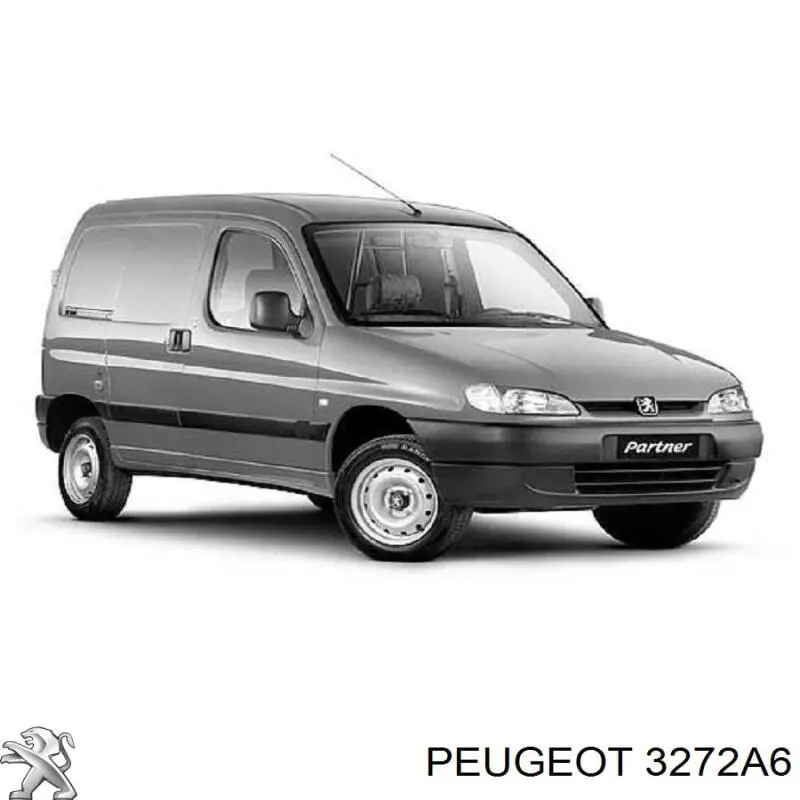 Полуось (привод) передняя левая 3272A6 Peugeot/Citroen