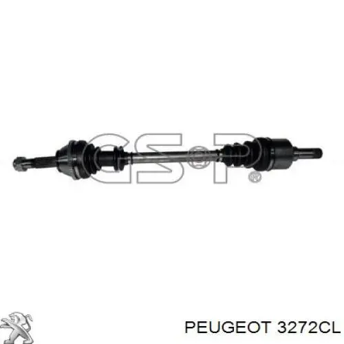 Привод передний левый Peugeot/Citroen 3272CL цена, от 94.51 USD