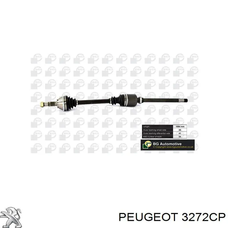 Купить 3272CP Peugeot/Citroen Привод в сборе левый
