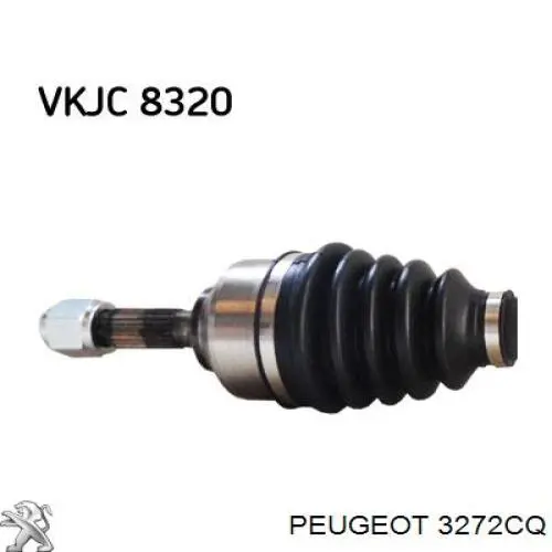 Купить 3272CQ Peugeot/Citroen Привод в сборе левый