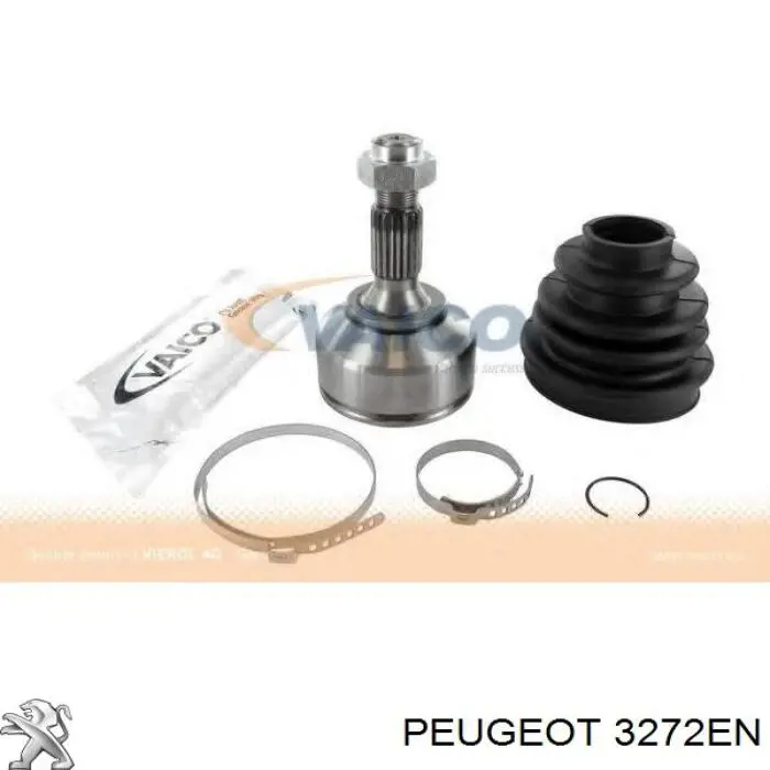3272HP Peugeot/Citroen semieixo (acionador dianteiro esquerdo)