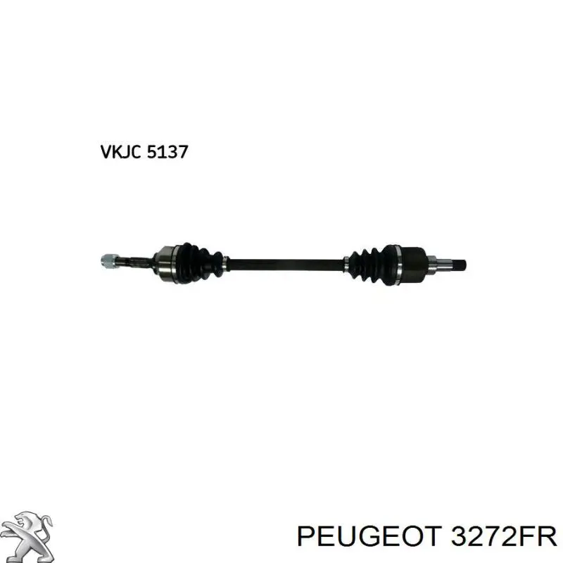 3272FR Peugeot/Citroen semieixo (acionador dianteiro esquerdo)
