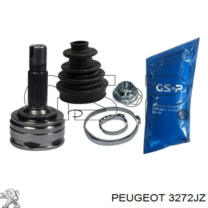 Привод передний левый Peugeot/Citroen 3272JZ цена, от 56.99 USD