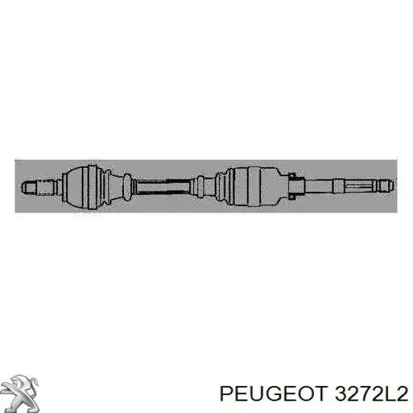 3272L2 Peugeot/Citroen Полуось передняя левая
