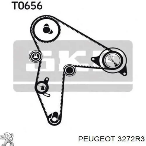 Левая полуось 3272R3 Peugeot/Citroen