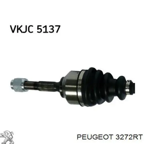 3272RT Peugeot/Citroen Полуось передняя левая
