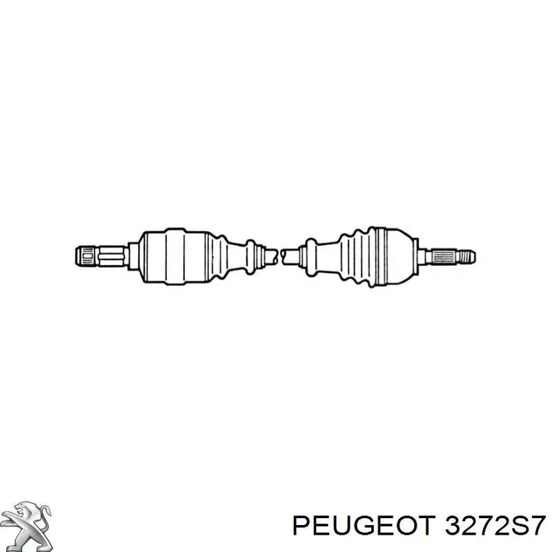 Привод передний левый Peugeot/Citroen 3272S7 цена, от 44.38 USD