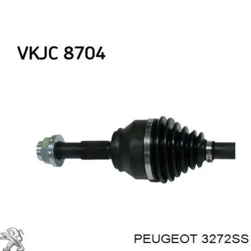 Привод передний левый Peugeot/Citroen 3272SS цена, от 86.12 USD