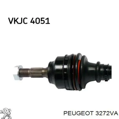 Купить 3272VA Peugeot/Citroen Привод в сборе левый