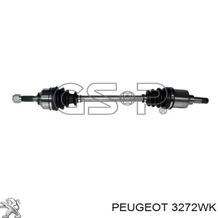 Привод передний левый Peugeot/Citroen 3272WK цена, от 196.85 USD