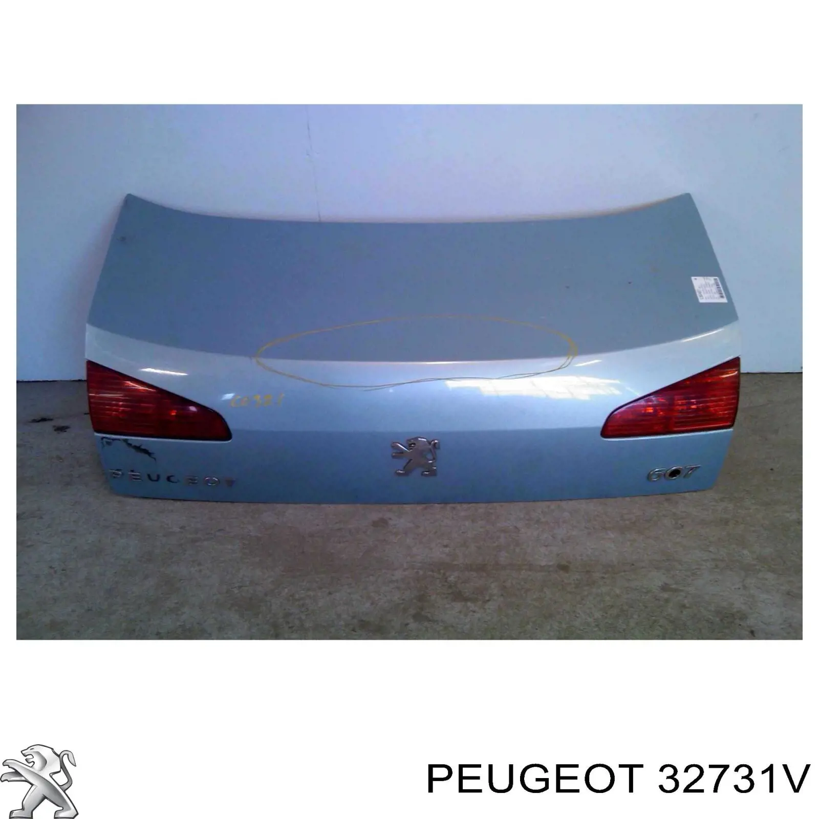 Árbol de transmisión delantero derecho 32731V Peugeot/Citroen