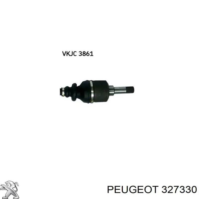 327330 Peugeot/Citroen Полуось передняя, правая