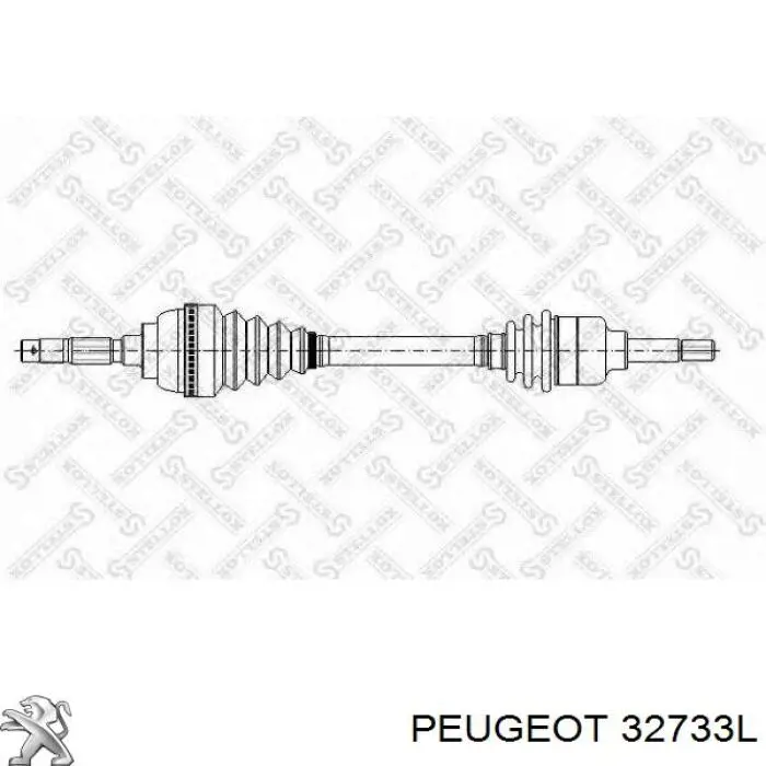 Полуось (привод) передняя правая Peugeot/Citroen 32733L