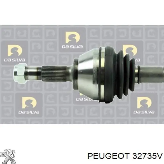 32735V Peugeot/Citroen полуось (привод передняя правая)