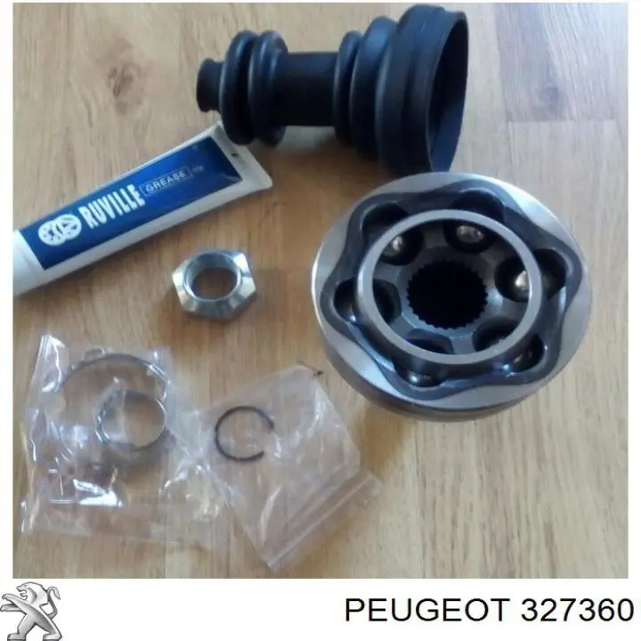 327360 Peugeot/Citroen Полуось передняя левая