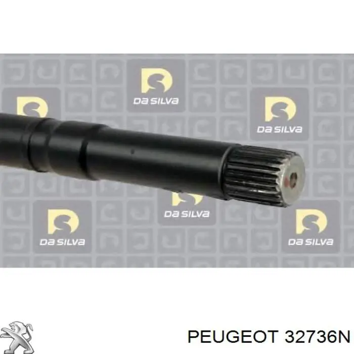 32736N Peugeot/Citroen Полуось передняя, правая