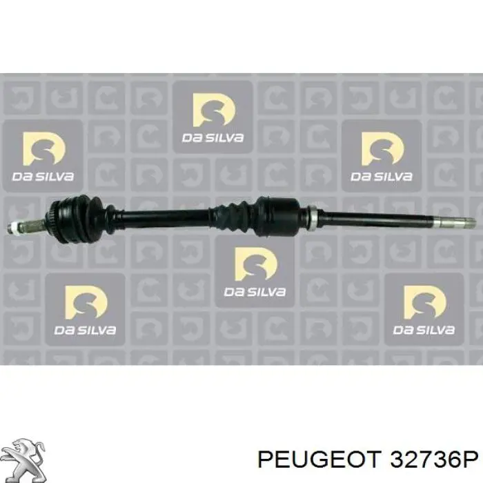 32736P Peugeot/Citroen Полуось передняя, правая
