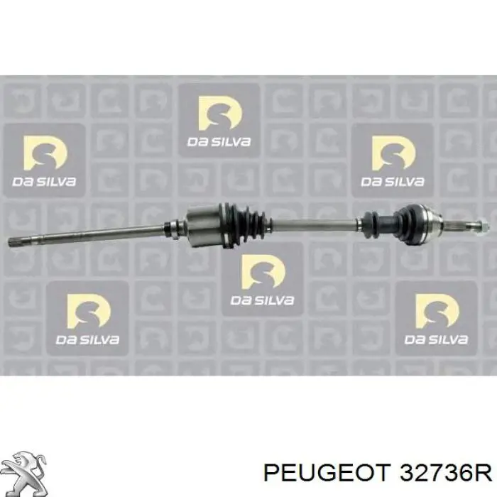 Правая полуось 32736R Peugeot/Citroen