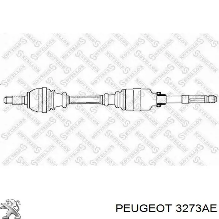 Купить 3273AE Peugeot/Citroen Вал приводной правый