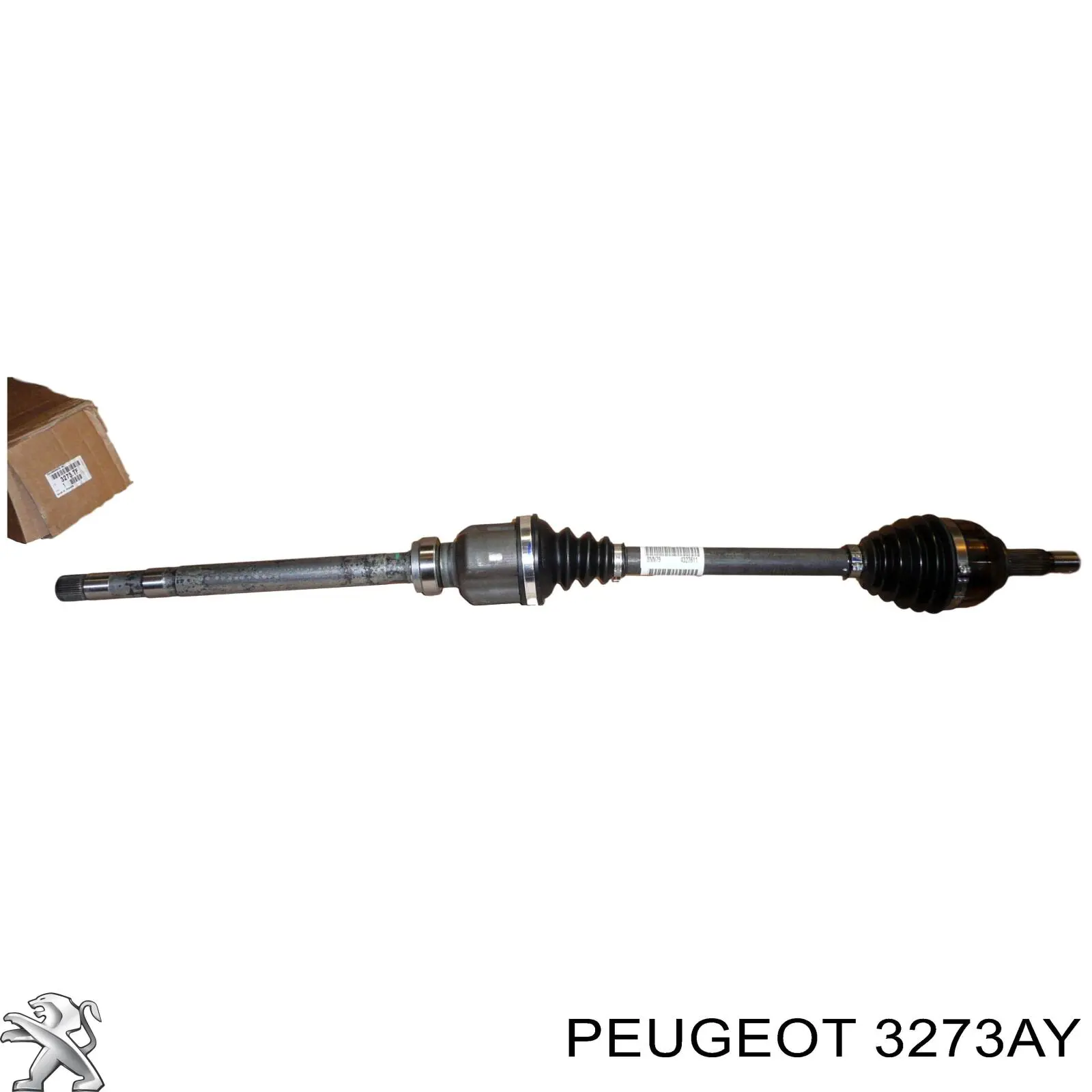 Árbol de transmisión delantero derecho 3273AY Peugeot/Citroen