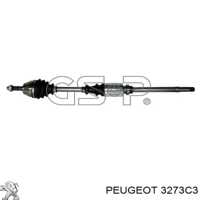 Правая полуось 3273C3 Peugeot/Citroen