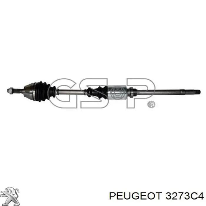 Правая полуось 3273C4 Peugeot/Citroen