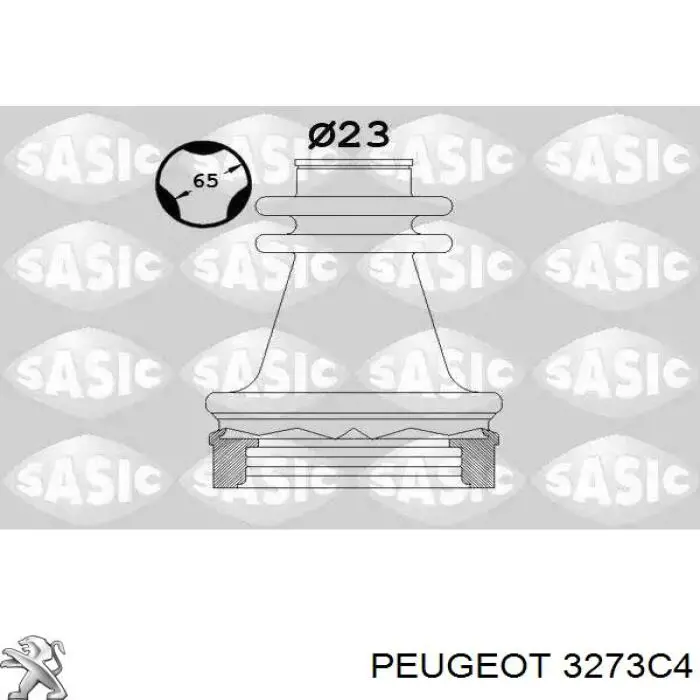 3273C4 Peugeot/Citroen Полуось передняя, правая