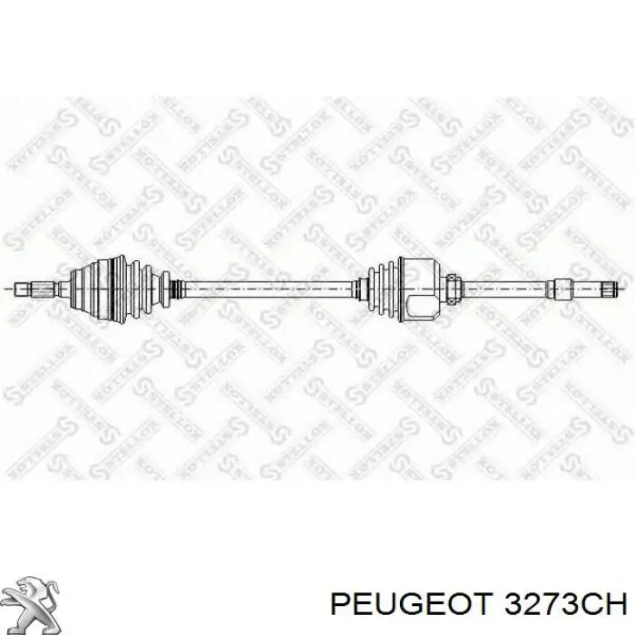 Привод передний правый Peugeot/Citroen 3273CH цена, от 135.75 USD
