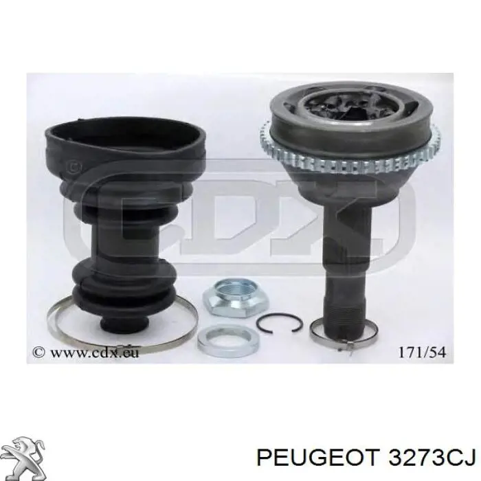 Купить 3273CJ Peugeot/Citroen Вал приводной правый