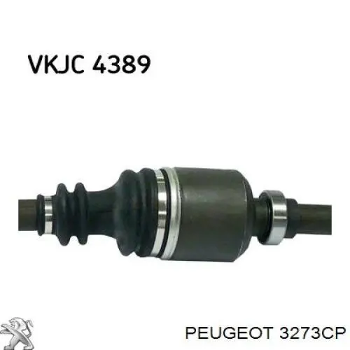 Купить 3273CP Peugeot/Citroen Вал приводной правый