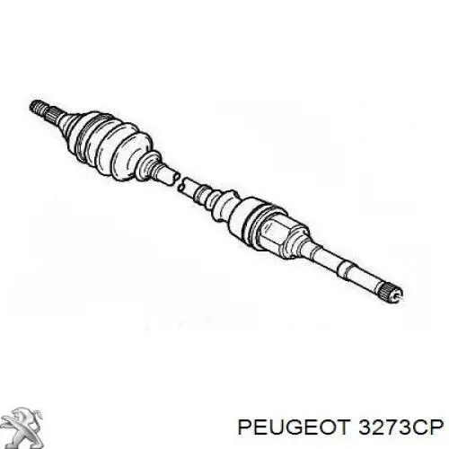 Привод передний правый Peugeot/Citroen 3273CP цена, от 121.11 USD