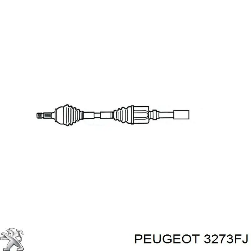 Привод передний правый Peugeot/Citroen 3273FJ цена, от 31.07 USD