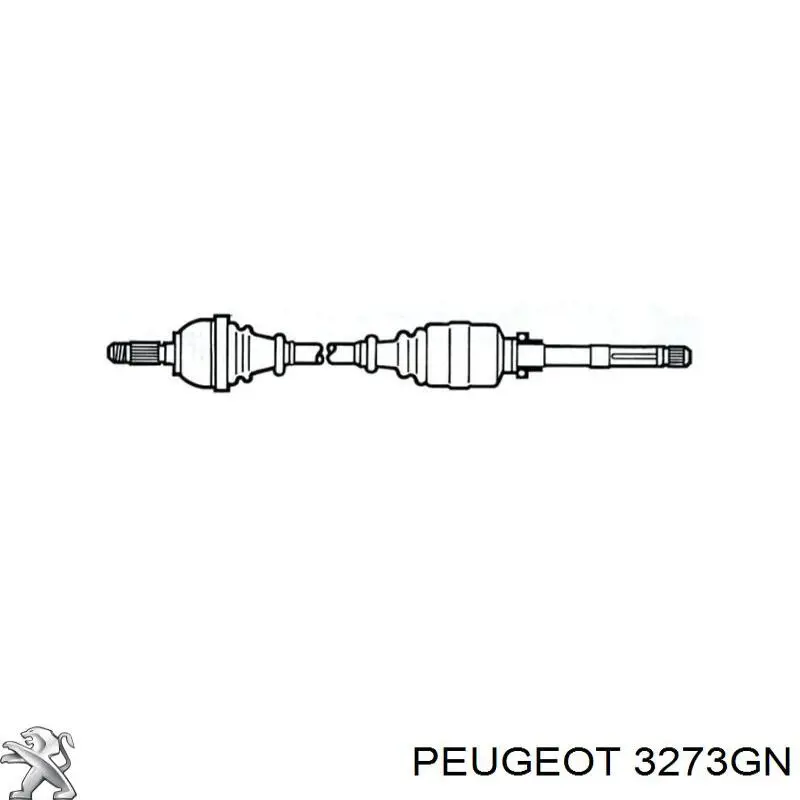 Купить 3273GP Peugeot/Citroen Вал приводной правый