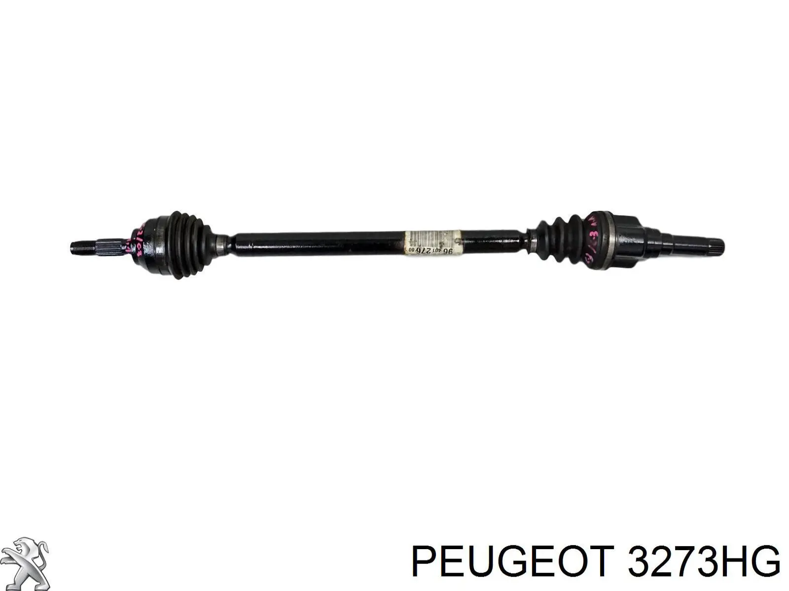 3273HG Peugeot/Citroen semieixo (acionador dianteiro direito)