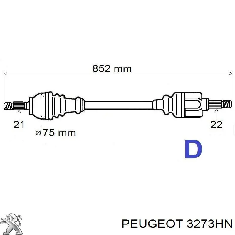 3273HN Peugeot/Citroen 