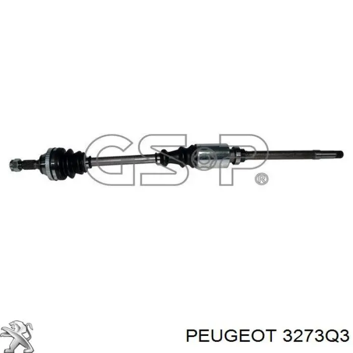 Правая полуось 3273Q3 Peugeot/Citroen