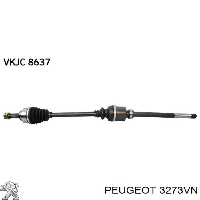 Привод передний правый Peugeot/Citroen 3273VN цена, от 64.90 USD