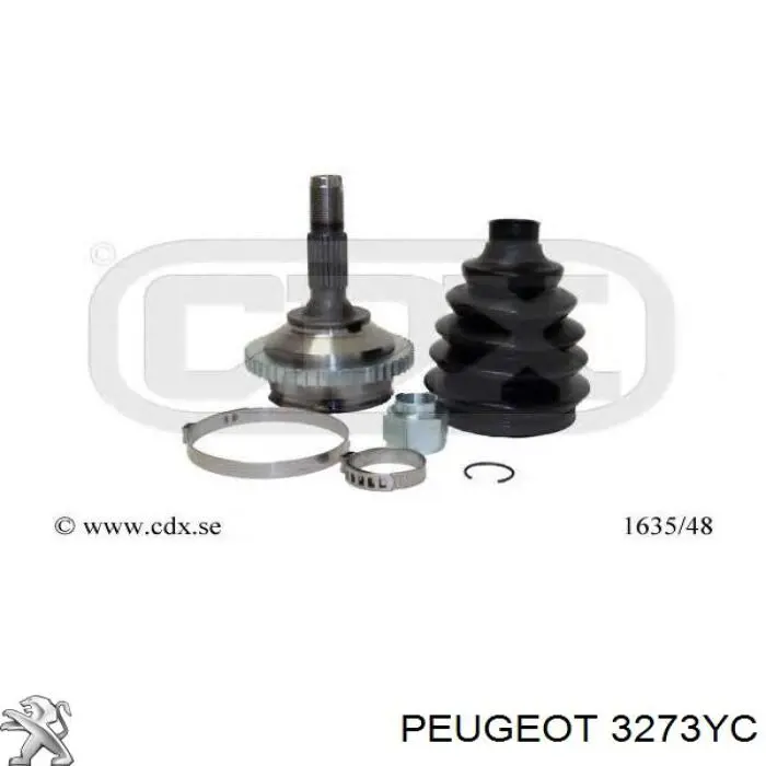 Купить 3273YC Peugeot/Citroen Вал приводной правый