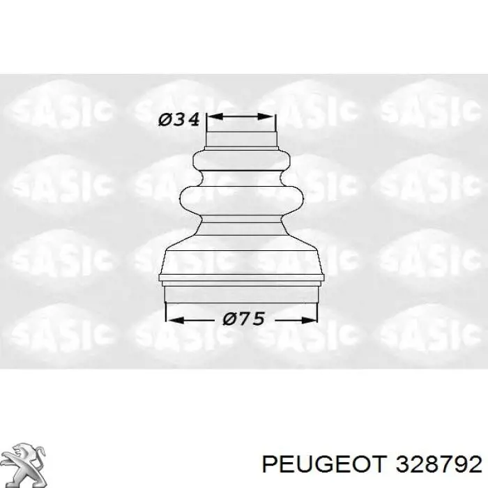 Купить 328792 Peugeot/Citroen Пыльник гранаты внутренний, передней полуоси