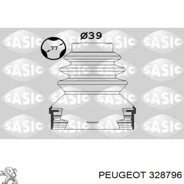 Fuelle, árbol de transmisión delantero interior 328796 Peugeot/Citroen