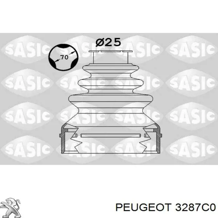 3287C0 Peugeot/Citroen пыльник шруса передней полуоси внутренний