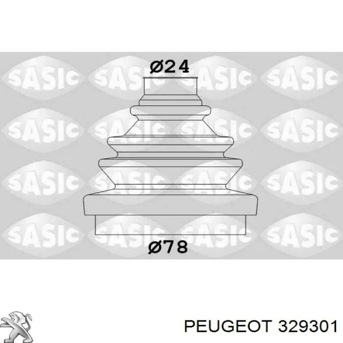 329301 Peugeot/Citroen пыльник шруса передней полуоси наружный